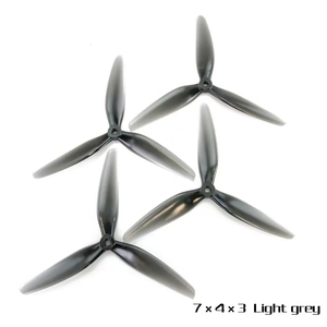 <span class=keywords><strong>HQP</strong></span> 7040 7 pulgadas Tri-Blade FPV Drone Propeller PC 5mm Hole Set para UAV Quadcopter RC Aircraft - Product Image 2