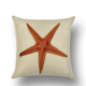 Taie d'oreiller en lin 18x18, Style européen simple, imprimé à la main, décoration de chambre à coucher, vente en gros - Product Image 5