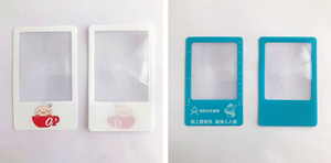 Portefeuille de <span class=keywords><strong>lecture</strong></span> personnalisé en PVC Loupes de la taille d'une carte de crédit avec lentille de Fresnel grossissante 3X pour promotion - Product Image 5