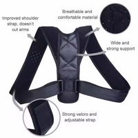 Ceinture de maintien de posture pour adulte - Correcteur de posture, soutien dorsal et des épaules, en polyester et nylon, confortable, respirant, ergonomique