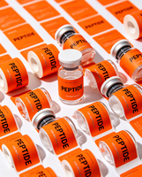 Autocollants personnalisés en vinyle pour étiquettes de flacons de peptides décoratifs de 3 ml, emballage de qualité supérieure, étiquette autocollante avec logo, adhésif puissant