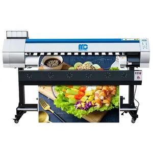 Factory 1.6m/1.8m XP600 DX5 wide format eco solvent vinyl banner printer printing machine plotter price