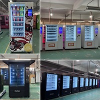 Nouvelle machine distributrice de maquillage et de faux ongles à monnayeur, écran tactile 21,5 pouces, gestion cloud SDK, paiement par carte de crédit