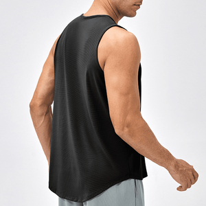 Custom Brand Team Sleeveless Quick Dry Polyester Spandex Light <b>Weight</b> <b>Blank</b> tank Top - Product Image 1