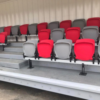 20/40 pieds Portable Stade Sièges Conteneur Modulaire Tribune Événement Sportif Gradins Portable Stand Conteneur