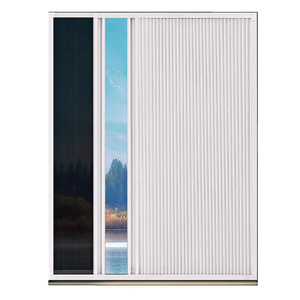 Thiết kế mới trái và bên phải đôi mở xếp li <span class=keywords><strong>Shades</strong></span> dọc di động cửa sổ Rèm màn tổ ong Rèm cho cửa sổ - Product Image 6