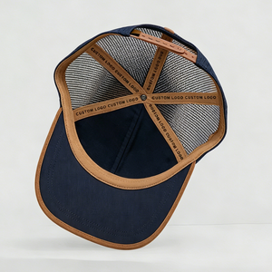 Casquette de baseball en maille ajustable de haute qualité 100 % coton avec <span class=keywords><strong>logo</strong></span> personnalisé brodé, 5 panneaux, style camionneur, pour le sport et les activités de plein air - Product Image 4