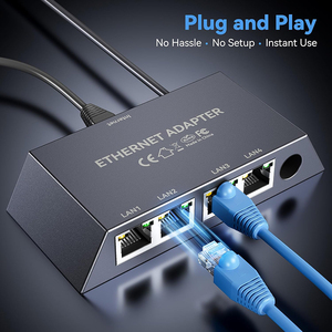 Cho starlink Gen 3/Mini <span class=keywords><strong>Ethernet</strong></span> <span class=keywords><strong>Adapter</strong></span> đa-<span class=keywords><strong>c</strong></span>ổng <span class=keywords><strong>Ethernet</strong></span> <span class=keywords><strong>Cable</strong></span> Network <span class=keywords><strong>Adapter</strong></span> 4 <span class=keywords><strong>RJ45</strong></span> Kết quả đầu ra đồng thời lên đến 1 Gbps - Product Image 2