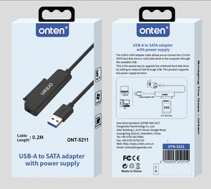 <span class=keywords><strong>Adaptador</strong></span> <span class=keywords><strong>USB</strong></span> <span class=keywords><strong>a</strong></span> <span class=keywords><strong>SATA</strong></span> al por Mayor Onten <span class=keywords><strong>con</strong></span> Fuente de <span class=keywords><strong>Alimentación</strong></span> OTN-5211 - Product Image 3