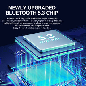 Fabricación de auriculares Bluetooth para motocicleta, batería de 1000mAh, 70 horas, Bluetooth 5,3, casco deportivo, auriculares con micrófono - Product Image 3