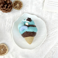 Squishy Dessert Réaliste 2026 Nouveau Modèle Échelle 1:1 en TPE Solide à Presser Non Toxique Anti-Stress Sensoriel pour l'Anxiété Logo Personnalisé Unisexe
