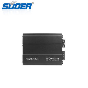 Suoer CL500.1D-H Mini amplificateur de <span class=keywords><strong>voiture</strong></span> <span class=keywords><strong>1500w</strong></span> puissance maximale classe D <span class=keywords><strong>ampli</strong></span> de <span class=keywords><strong>voiture</strong></span> 4500w-8000w gamme de puissance combinaison de croisement mono canal - Product Image 2