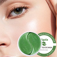 Patchs pour les yeux hydratants rafraîchissants anti-rides biologiques Masque pour les yeux en hydrogel Acide hyaluronique pour les cernes les poches Supérieur