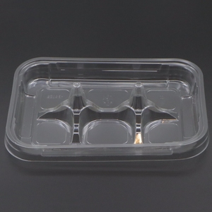 Contenitore per Alimenti in Plastica PET Trasparente Riciclabile all'Ingrosso, Scatola di Alta Qualità per Torte, <span class=keywords><strong>Hamburger</strong></span> e Patatine - Product Image 1