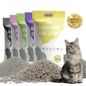 Litière pour chat naturelle de haute qualité stockage pratique parfum personnalisé déodorant aggloméré bentonite litière pour chat - Product Image 2