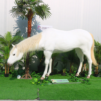 Animal Park Zoo Niños Ciencia Actividades Tamaño real Animatronic Caballo Escultura Estatua Para la venta