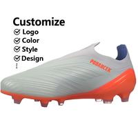 Chaussures de football de futsal respirantes professionnelles personnalisées en usine, crampons de football américains pour hommes