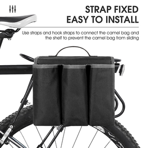 กระเป๋าจักรยาน WEST BIKING 2 ลิตร 600D PVC แบบมี 6 ช่องเก็บของ พร้อมฉนวนกันความร้อน สำหรับติดตั้งท้ายจักรยานเสือหมอบและเสือภูเขา - Product Image 4