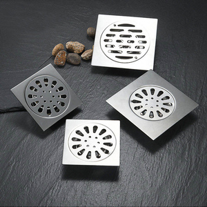 304 thép không gỉ cống phòng tắm rửa mmachine kép sử dụng ban công vuông chống mùi sàn cống - Product Image 1