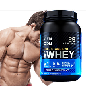 Poudre de protéines de lactosérum pour la récupération musculaire, entraînement en salle de sport, nutrition sportive, complément alimentaire pour la remise en forme, haute teneur en protéines, faible teneur en matières grasses, soutient - Product Image 1