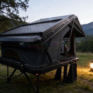 Tente de toit rigide de luxe pour 4-5 personnes, tente de toit rigide en aluminium automatique à une pièce pour 4 personnes avec auvent annexe - Product Image 2