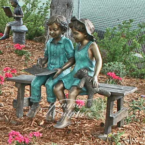 Antike Oberfläche Lebensgröße im Freien Fee Statue Flügel Design Bronze Engel Mädchen Statue