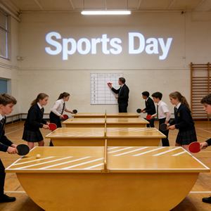 Filets de table de <span class=keywords><strong>ping</strong></span>-<span class=keywords><strong>pong</strong></span> personnalisés, <span class=keywords><strong>mini</strong></span>-table de tennis de table compacte et portable pour enfants, entraînement de tennis de table décontracté en intérieur - Product Image 5