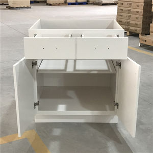 Panel plano de madera sólida de estilo moderno, pintura blanca <span class=keywords><strong>para</strong></span> montar, armario de <span class=keywords><strong>cocina</strong></span>, directo de fábrica de Malasia - Product Image 6