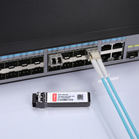 Module émetteur-récepteur optique SFP+ 10G SFP-10G-SR compatible Cisco, 1550 nm, fibre optique monomode, LC Duplex, DDM 0-70 ° C