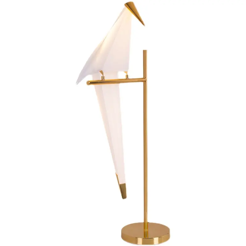 Vogel Tisch lampe Persönlichkeit kreative Wohnzimmer moderne minimalist ische Schlafzimmer Bett Scheinwerfer Luxus Papier Kran Designer Stehlampe