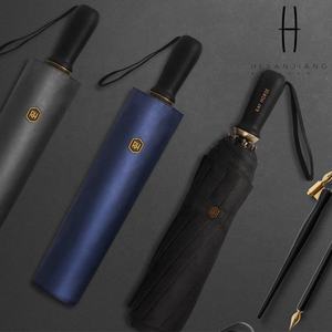 Cao cấp sản phẩm ngày mưa lớn gấp kinh tế ô dù kinh doanh ô dù Windproof cho mưa - Product Image 1