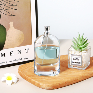 Chai nước hoa thủy tinh trong suốt, có thể nạp lại, in logo tùy chỉnh, dung tích 20ml, 30ml, 50ml, 100ml, kèm vòi xịt - Product Image 1