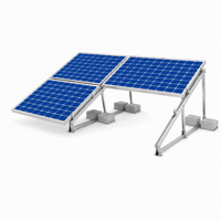 Supports de contrepoids solaires personnalisés pour toitures en béton – Installation sans perçage ni fuites – Pièces et structure d'installation de panneaux solaires