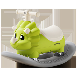 Auto <span class=keywords><strong>Cavalcabile</strong></span> Multifunzionale Mishore per Bambini 2-7 Anni, Auto a Spinta con Seduta, Auto Equilibrio in Plastica Azionata a Piedi - Product Image 5