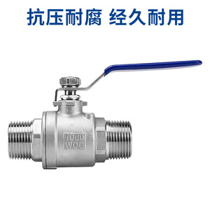 Stainless Steel Ball Valve 1/2 In Male Thread Water Control For Plumbing Systems - Product Image 4