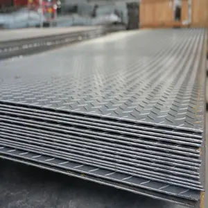 工厂ms金刚石钢板低碳钢板A36方格铁片图案板价格