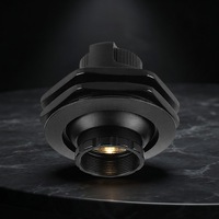Tube LED circulaire anti-éblouissement moderne avec technologie CREE COB 4000K 220V, encastré ou à montage en surface pour l'éclairage de vitrine