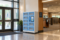 Lemari Buku Pintar Smart Library dengan Layar Sentuh 21,5 Inci, 60 Kompartemen, Pengenalan Wajah & Kartu IC