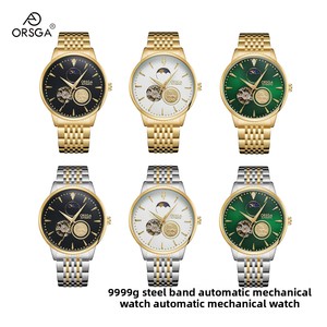นาฬิกาข้อมือผู้ชาย ORSGA <span class=keywords><strong>Pixiu</strong></span> Totem รุ่นธุรกิจ ดีไซน์โปร่งใส โชว์กลไกตูร์บิญอง พร้อมฟังก์ชั่นแสดงข้างขึ้นข้างแรม ตัวเรือนสแตนเลสสตีล กันน้ำ ระบบอัตโนมัติ - Product Image 4