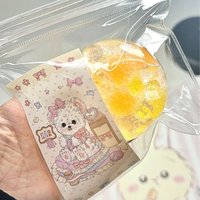 Balle anti-stress transparente en TPR de la série Maltose, faite à la main, 6 cm, jouet à presser, cadeau pour enfants et adultes, temps de détente
