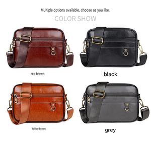 Sac à bandoulière en PU style bomber pour homme, vente en gros OEM. Motifs de personnages personnalisables, style anglais, pour une utilisation en toutes saisons - Product Image 6