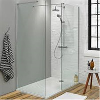 DAIYA porte de douche verre sans cadre avec verre trempé australie acrylique acier inoxydable carré moderne droit 1 ensemble charnière 10mm