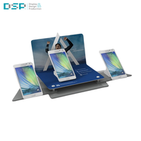 Support d'affichage en acrylique personnalisé et durable pour ordinateurs portables, téléphones mobiles et carnets, fabriqué par l'usine DSP au Vietnam.