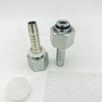 Raccord de tuyau hydraulique métrique femelle droit de haute qualité, joint conique à 24 degrés, joint torique H.T. Raccord de tuyau hydraulique DIN3865