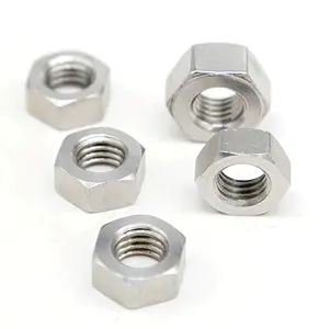 Customized 1.5D Thick Nut Stainless Steel 934 Hex Set Brass 304 40Cr A320 M36 M42 M48 Hex Nut