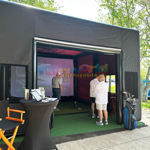 <span class=keywords><strong>Cage</strong></span> d'entraînement <span class=keywords><strong>de</strong></span> golf portable, mobile, commerciale, extérieure, pour adultes, simulateur <span class=keywords><strong>de</strong></span> golf <span class=keywords><strong>gonflable</strong></span>, tentes d'enclos, souffleur, garantie 1 an - Product Image 5