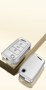 Custodia Rigida in ABS per Chiavi Auto Volkswagen Tiguan L, Lavida Plus, Golf 7, Polo, <span class=keywords><strong>Skoda</strong></span>, Portachiavi VW - Product Image 5