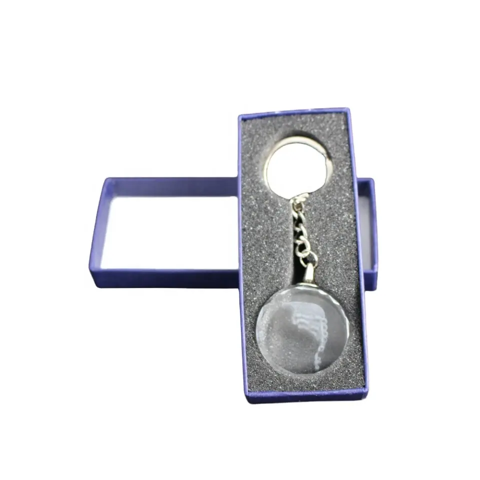 नई शैली श्रृंखला चाबी का गुच्छा/कस्टम ग्लास कुंजी चेन लोगो क्रिस्टल कुंजी धारक/2d ग्लास कुंजी अंगूठी क्रिस्टल कुंजी अंगूठी