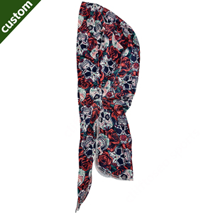 Durags Wave Cap entièrement personnalisés imprimés en velours étoilé, en polyester respirant et absorbant, pour le sport, le ski, réglables, légers, pour la plage et les fêtes - Product Image 5