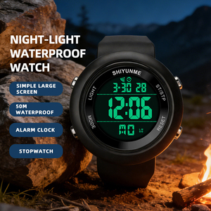 Montre Homme Digitale Chronographe Compte à Rebours Étanche 50m avec Affichage LED pour Sportifs - Vente en Gros - Product Image 3